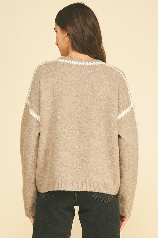 The Stephie Stitched Sweater