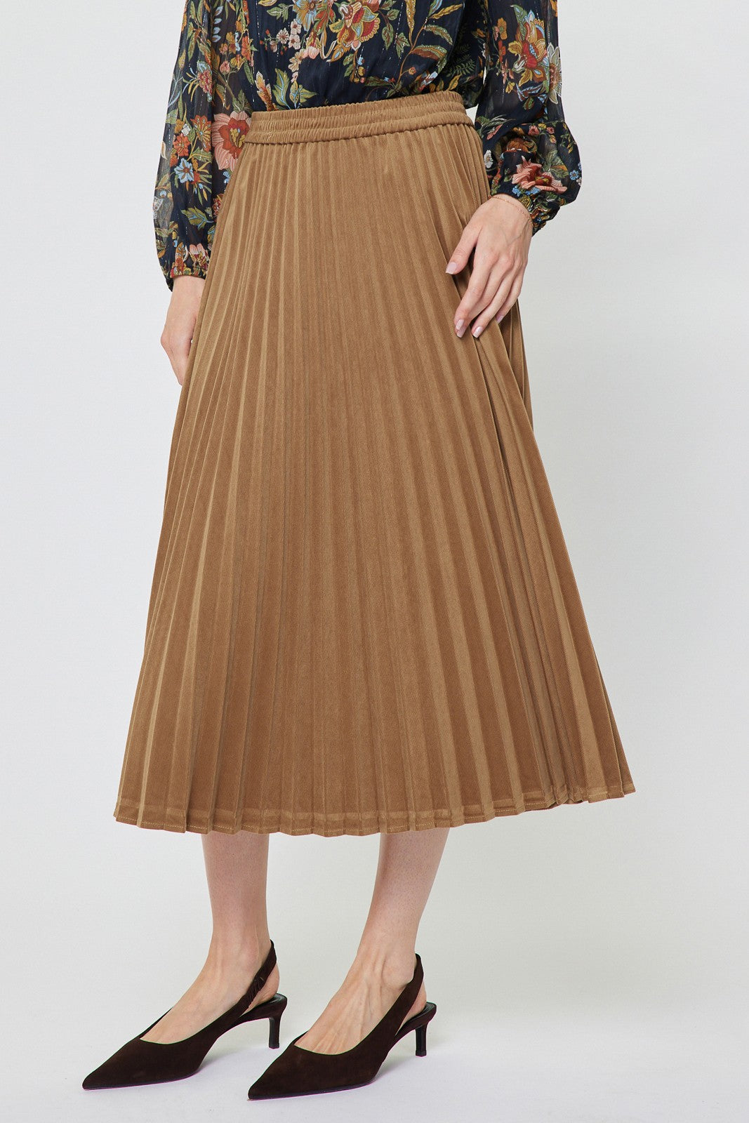 The Shirley Suede Skirt
