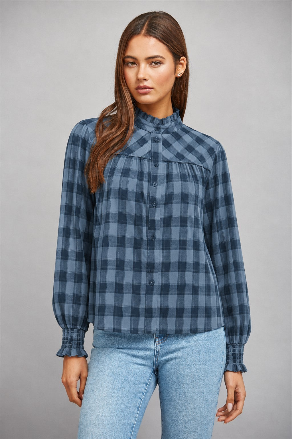The Preston Plaid Top