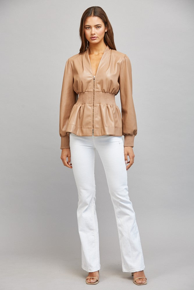 The Lilli Leather Top