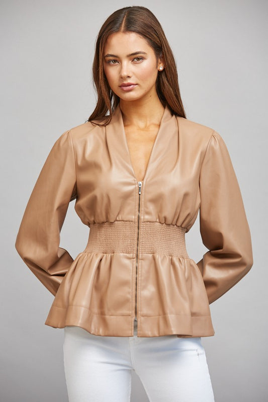 The Lilli Leather Top