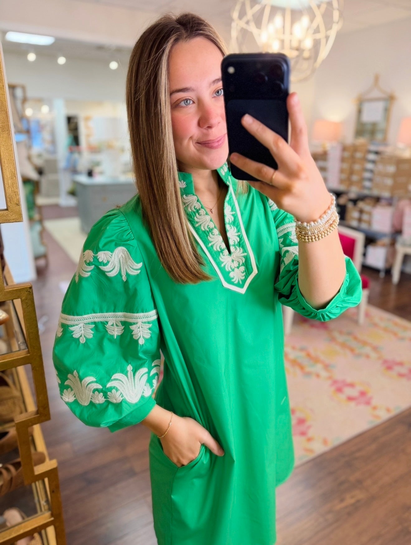 The Ela Embroidered Dress/ FINAL SALE