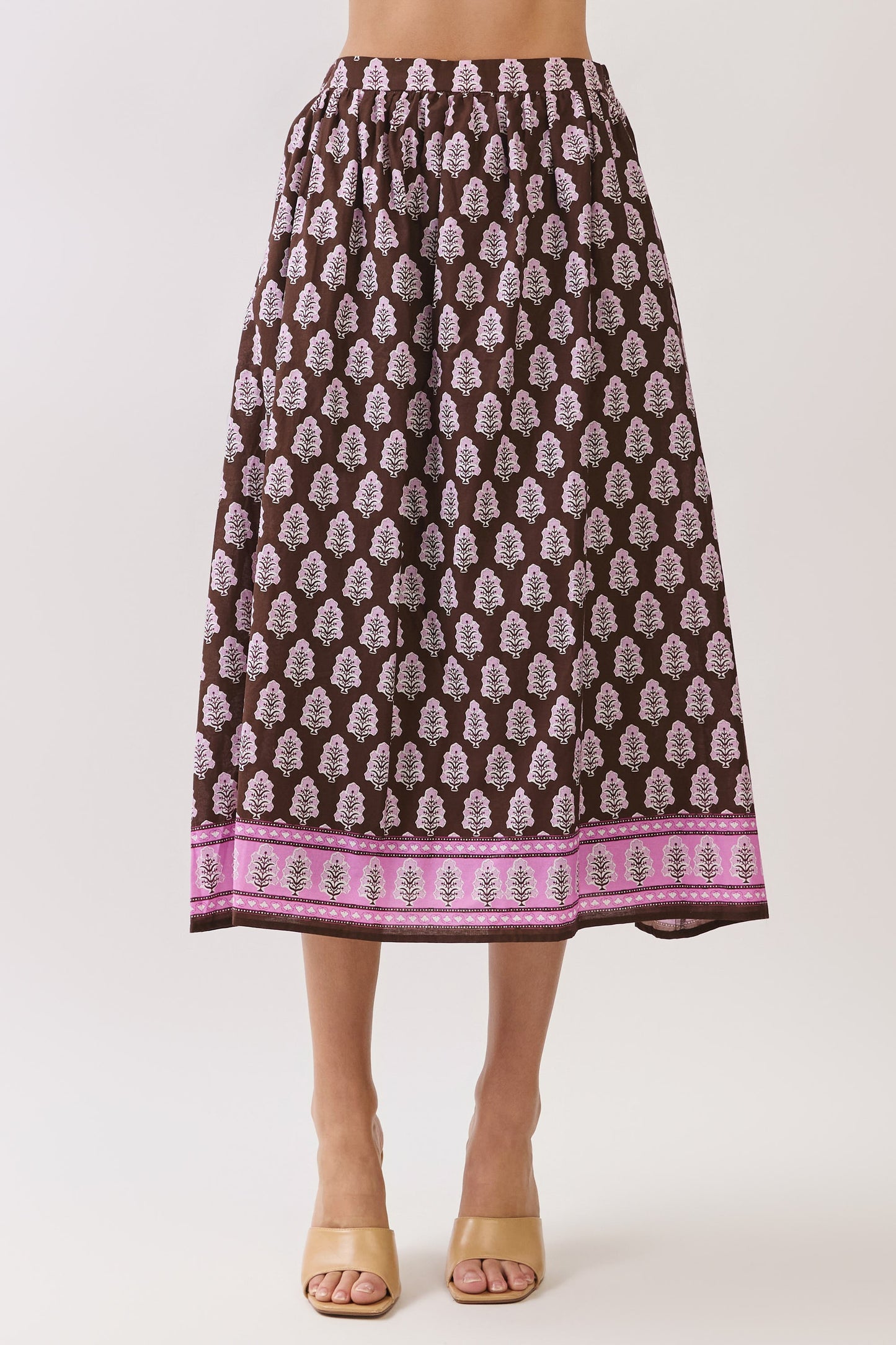 The Fawn Floral Midi Skirt