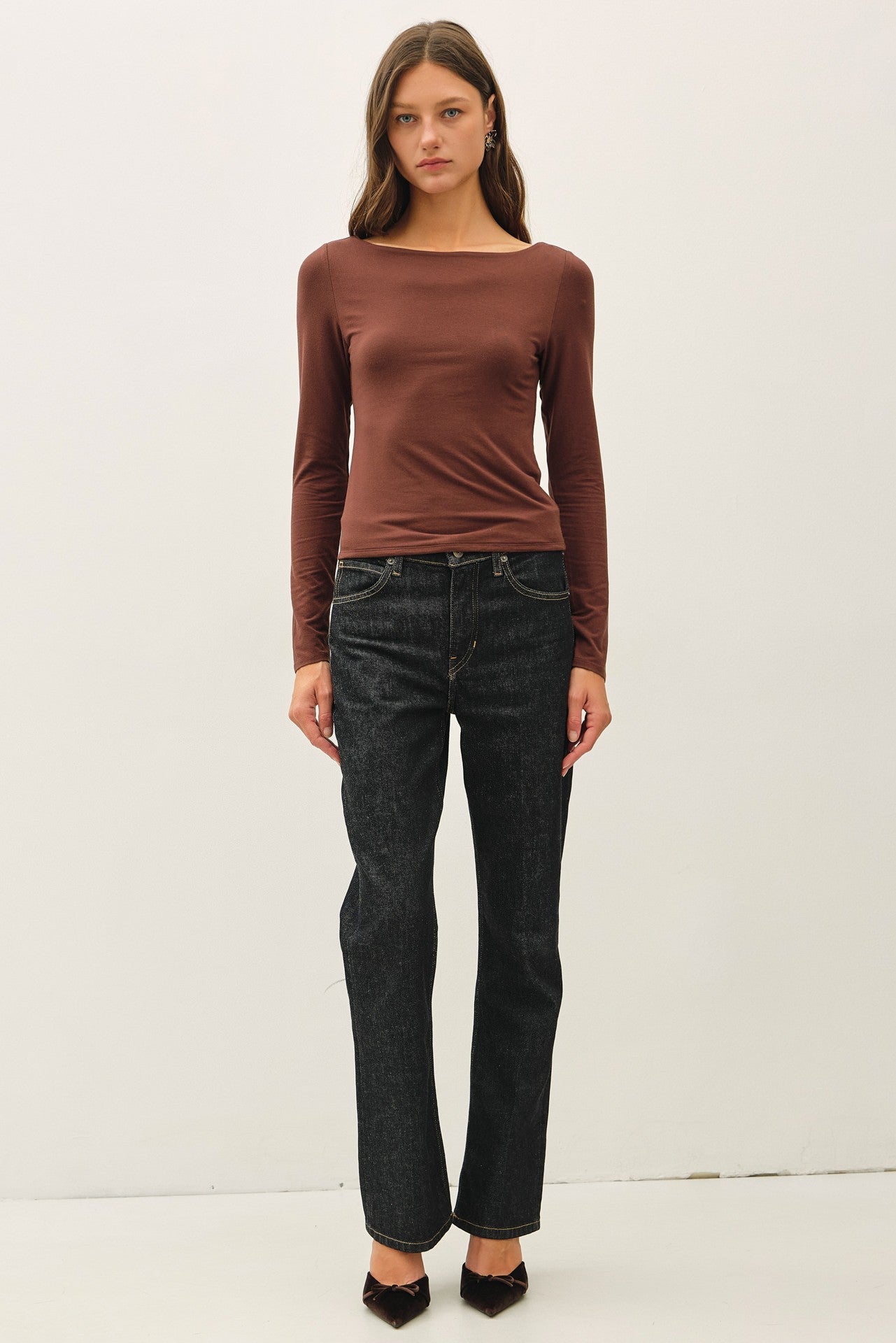 The Bara Boatneck LS Top