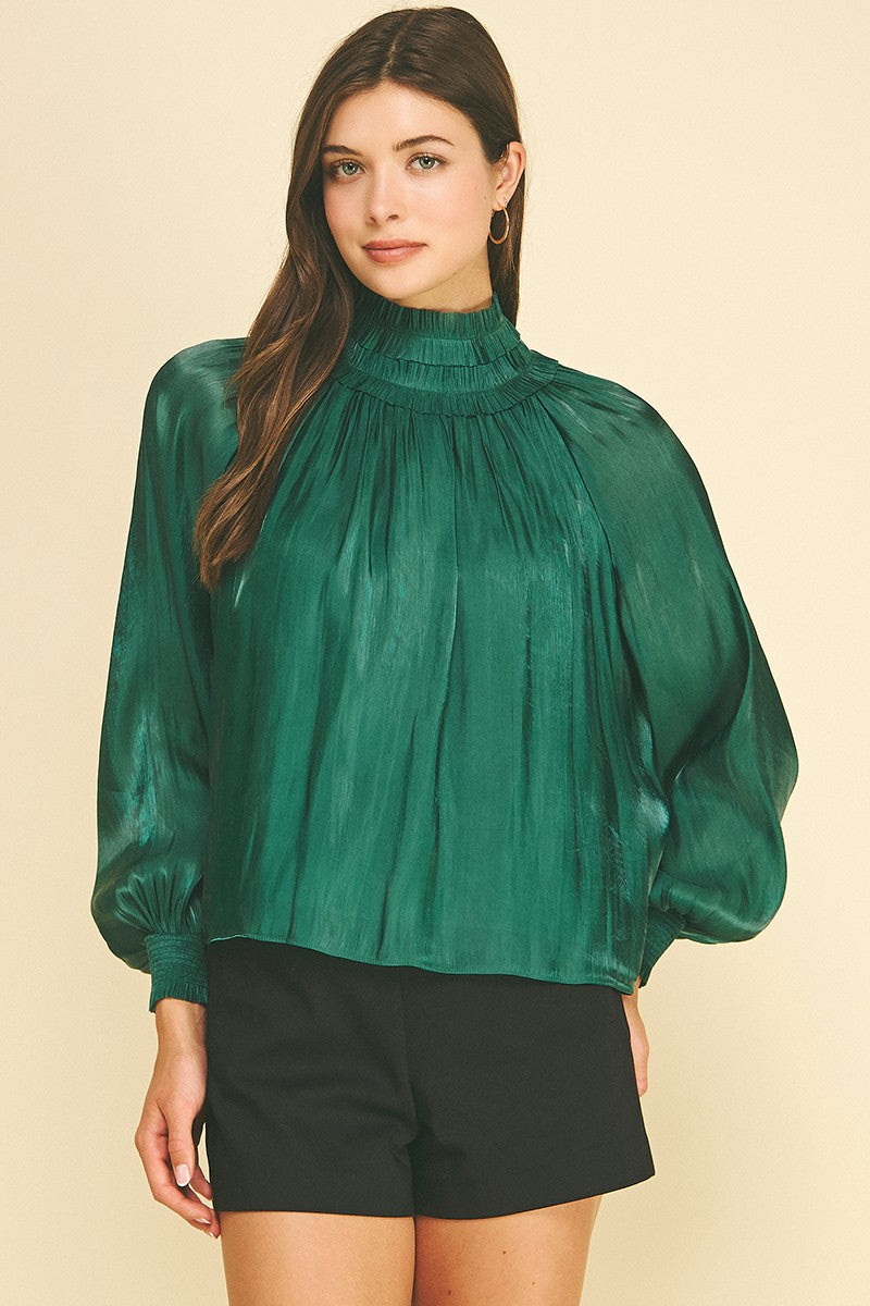 The Shirley Satin Blouse