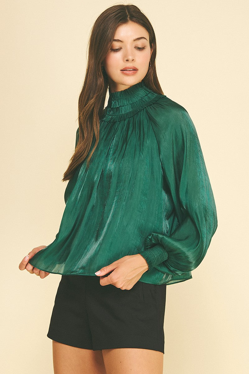 The Shirley Satin Blouse
