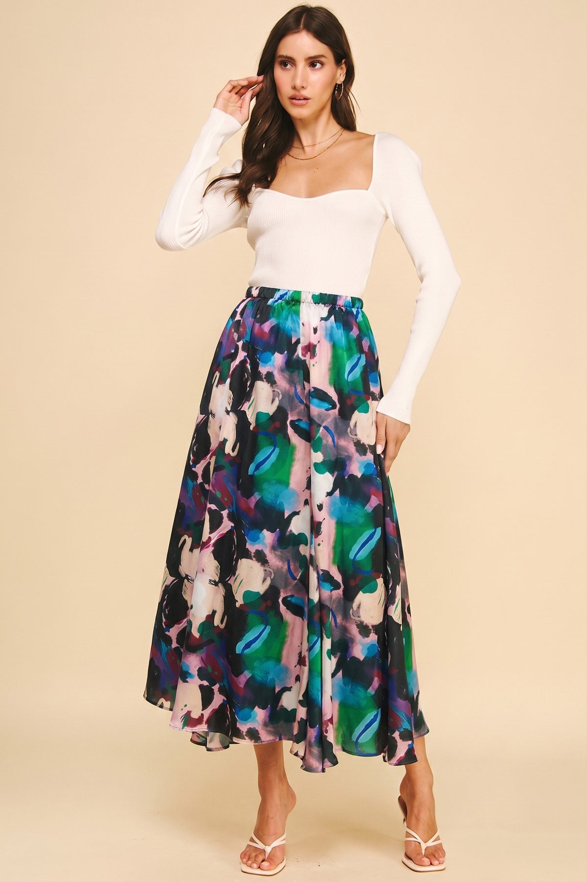 The Ala Abstract Skirt