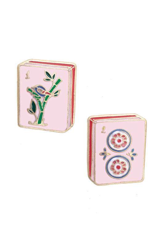 The Mahjong Tile Earring