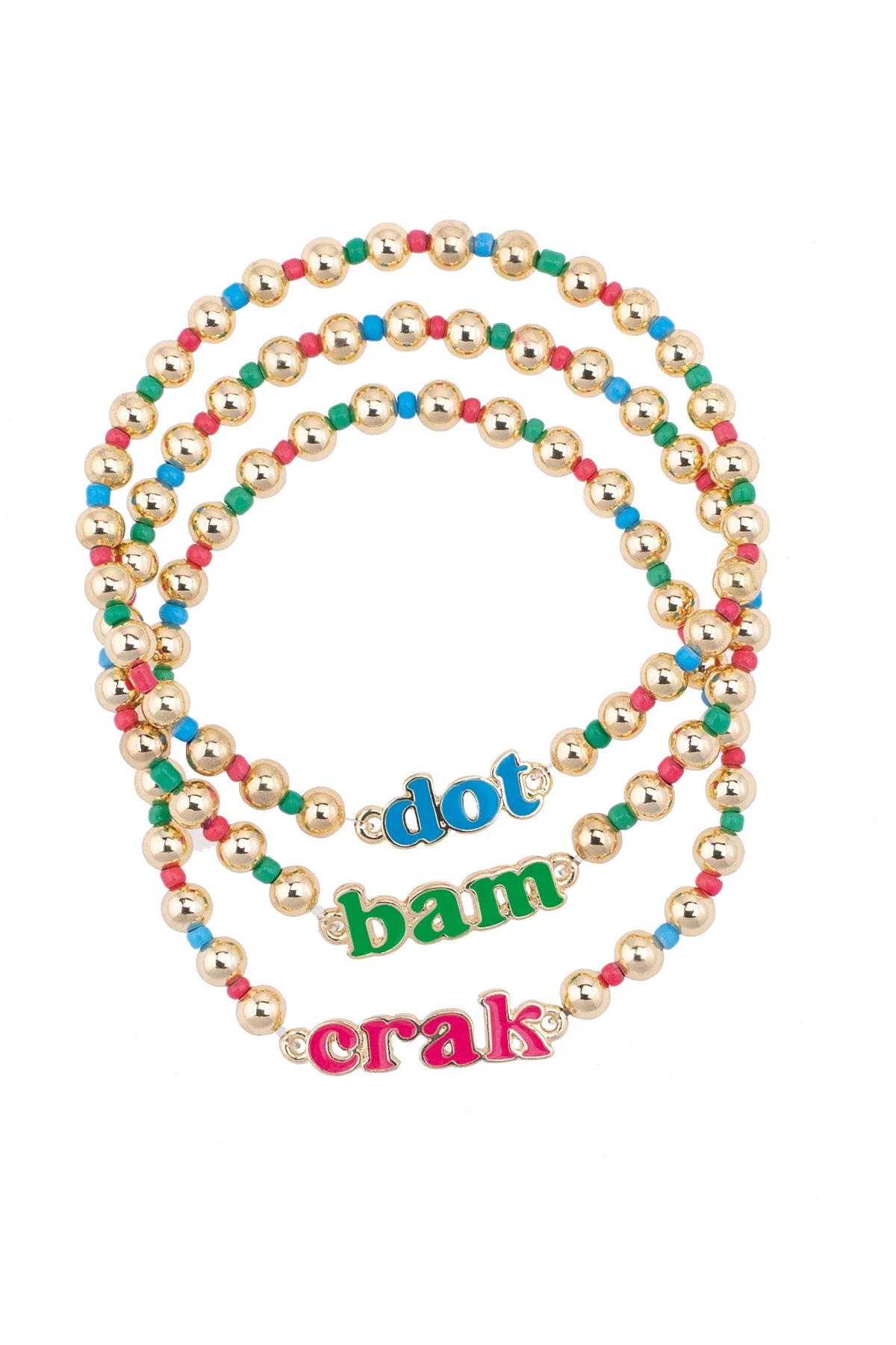 The Dot Crak Bam Bracelet Set of 3