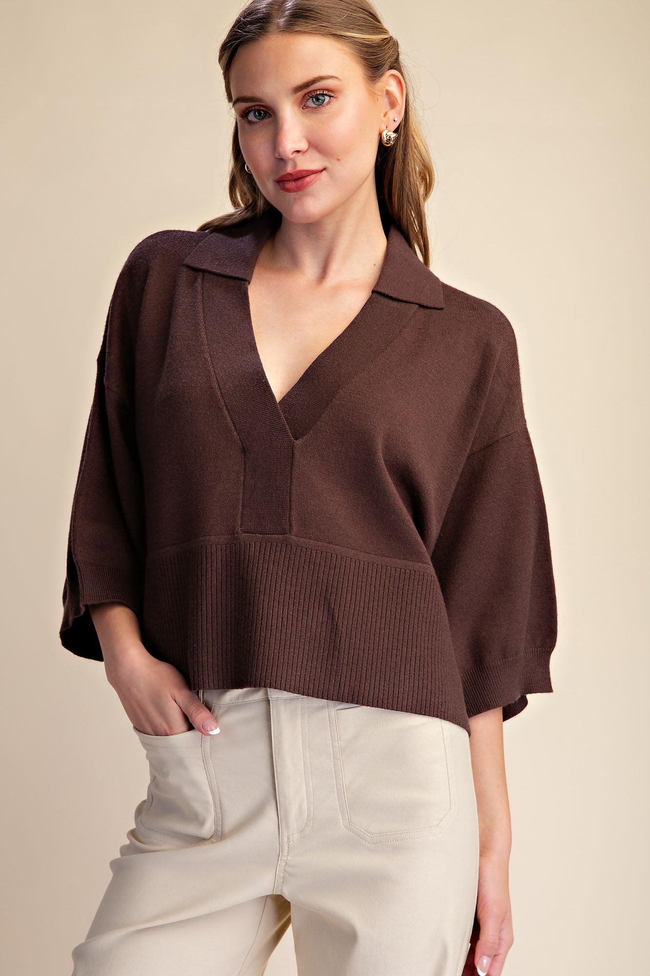 The Vimi V-Neck Sweater