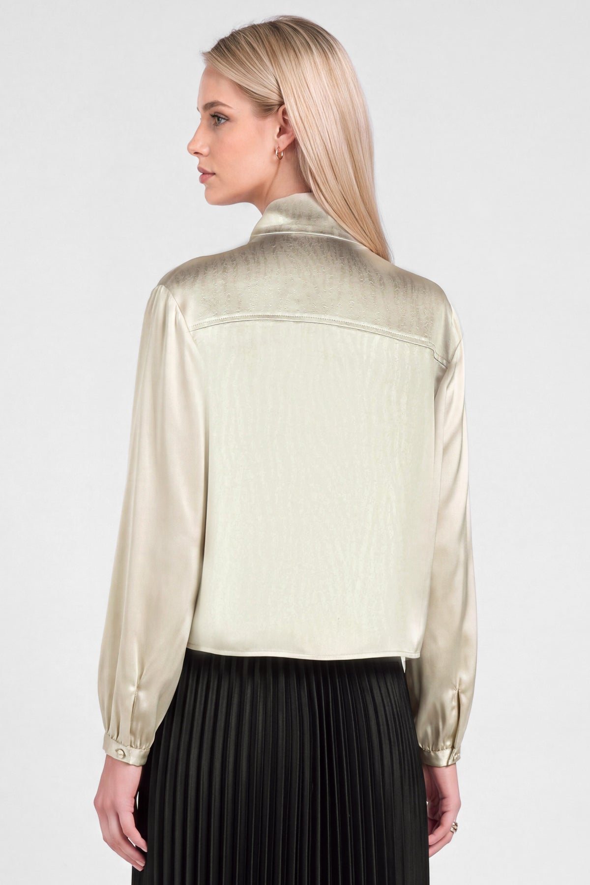 The Sharla Satin Blouse