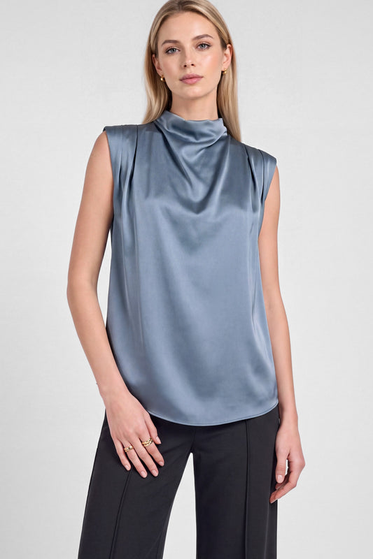 The Starla Satin Top