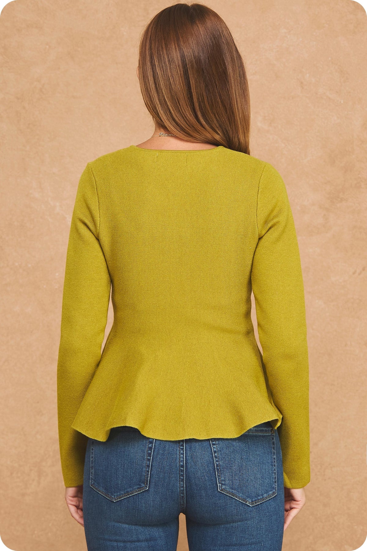 The Preppy Peplum Cardi