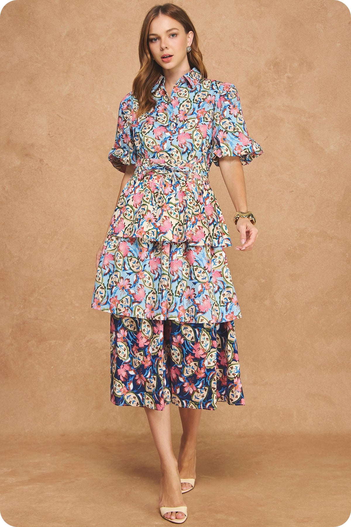 The Brynn Ruffle Midi