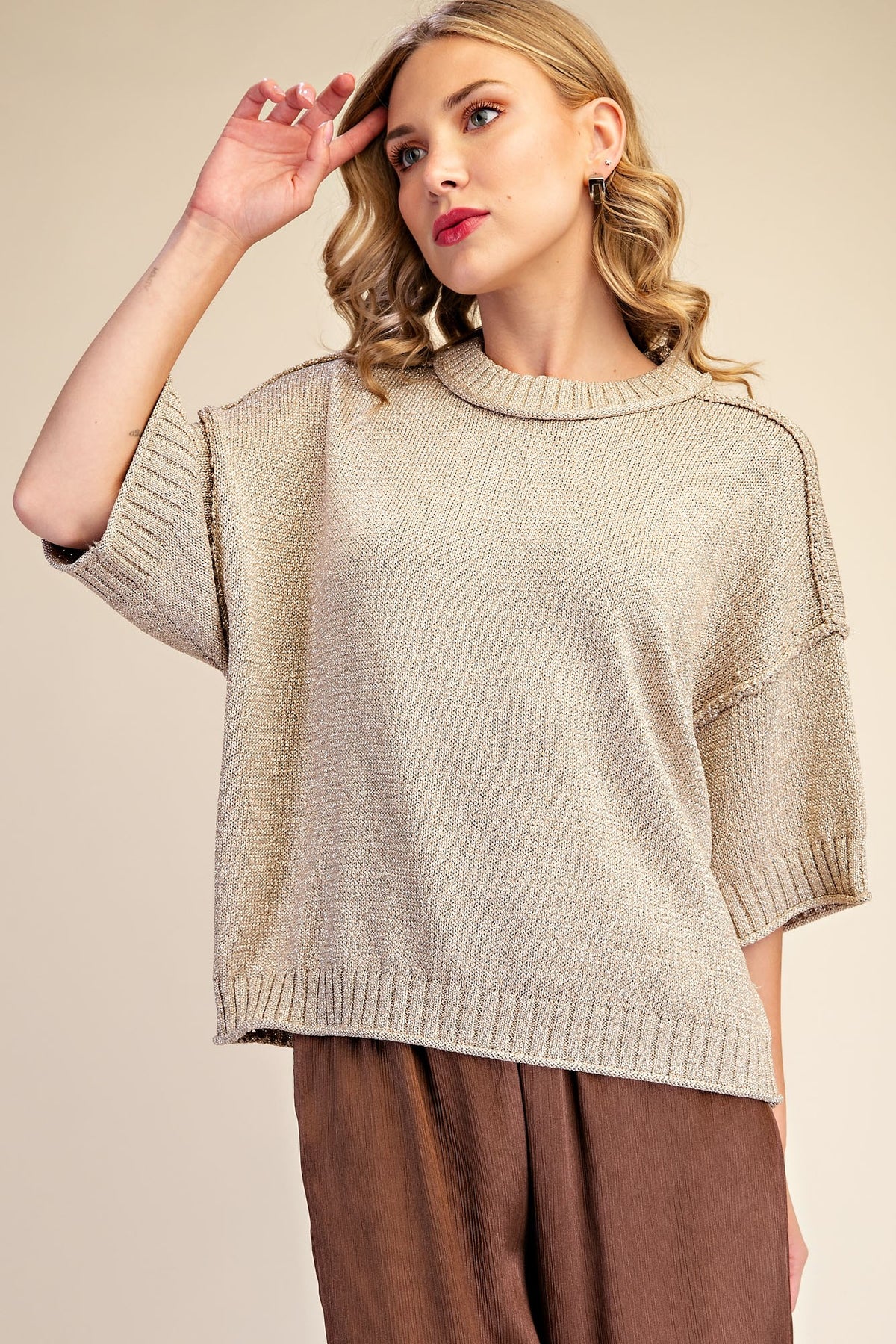 The Lennie Lurex Sweater