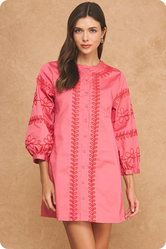 The Emma Lou Embroidered Dress