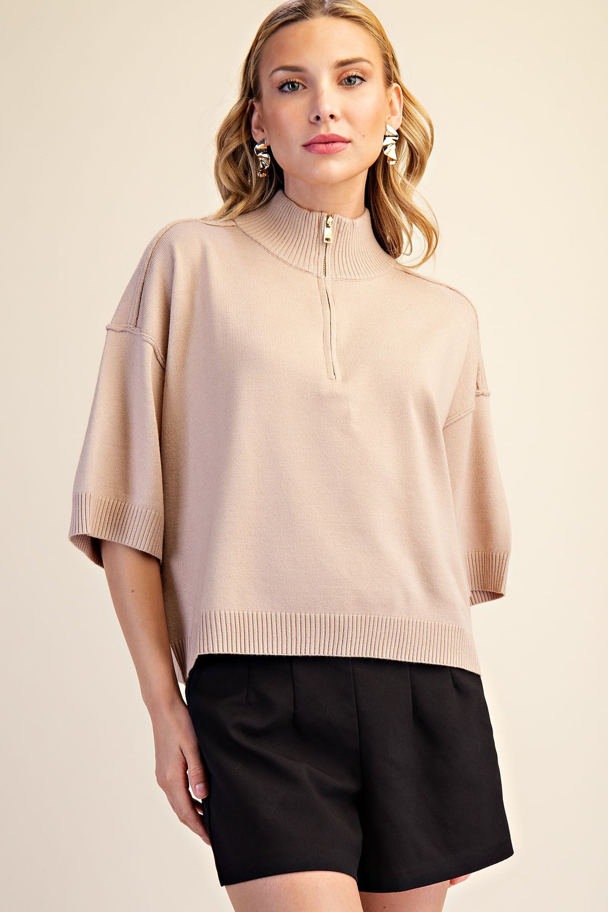 The Zayne Zip Sweater