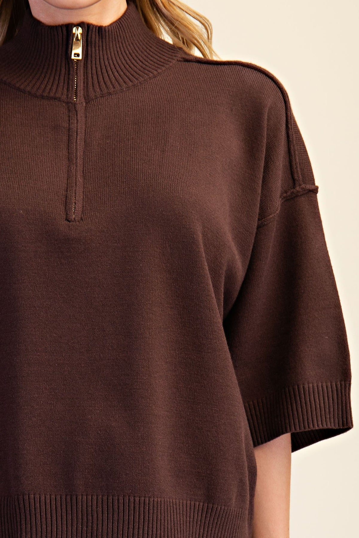 The Zayne Zip Sweater