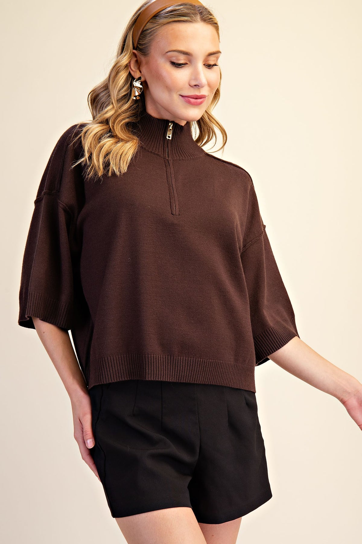 The Zayne Zip Sweater