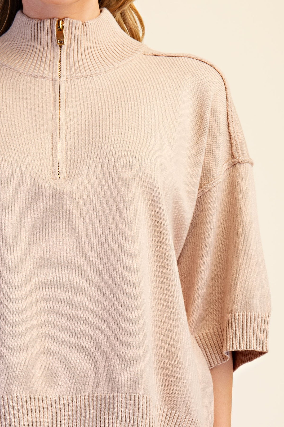 The Zayne Zip Sweater