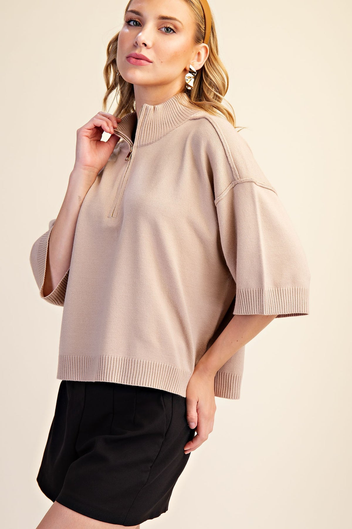 The Zayne Zip Sweater