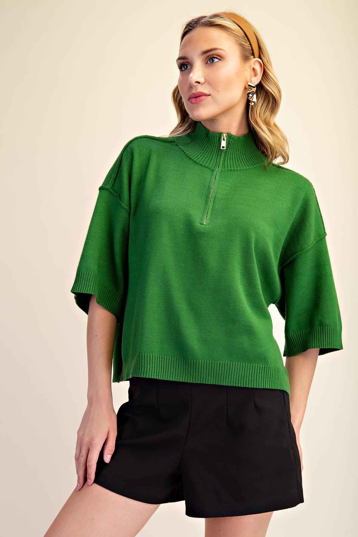 The Zayne Zip Sweater