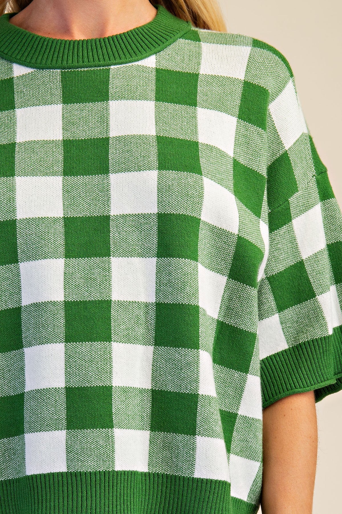The Gretchen Gingham Sweater