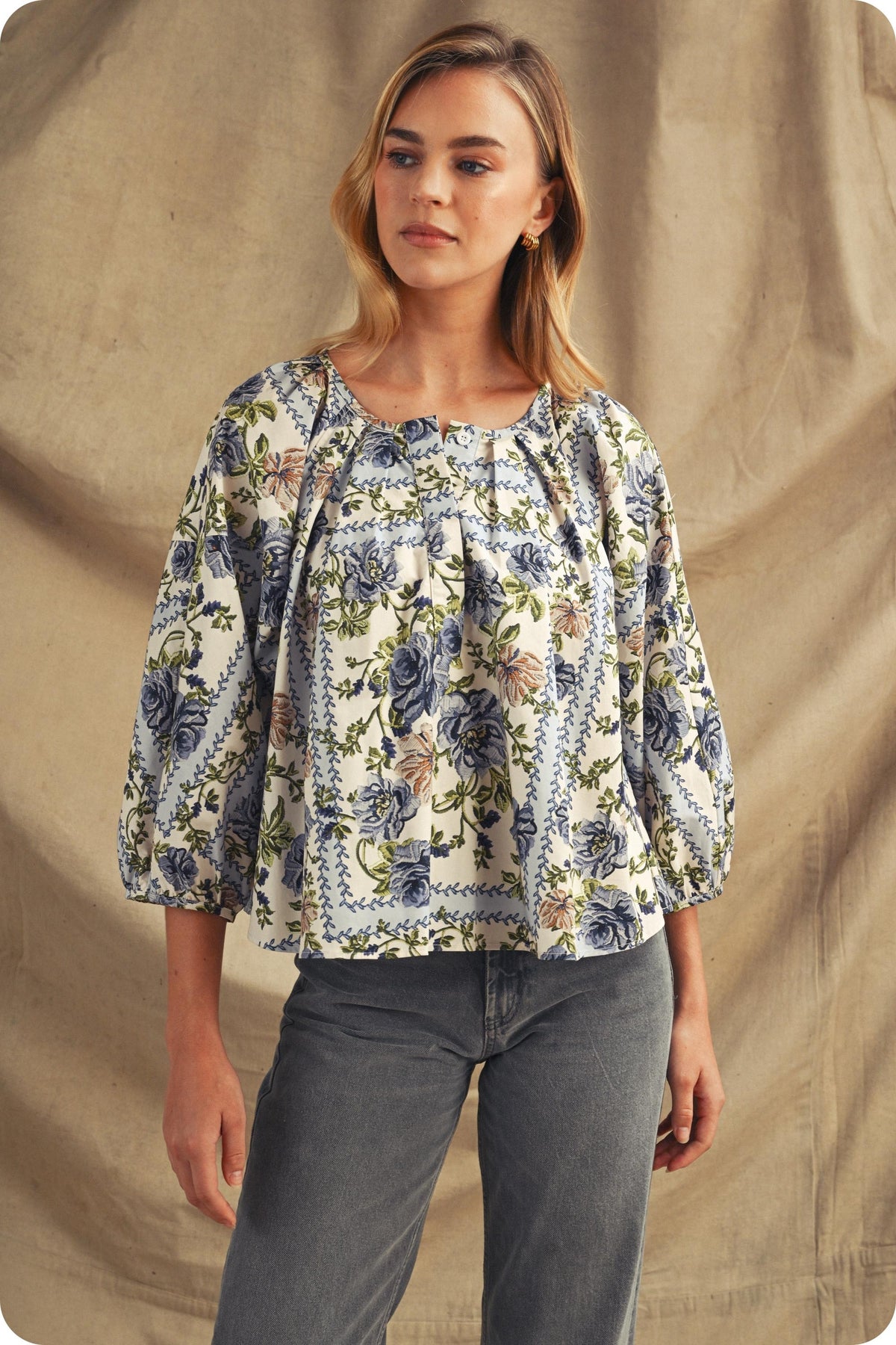 The Trina Tapestry Top