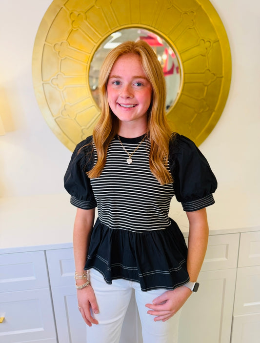 The Cello Contrast Top