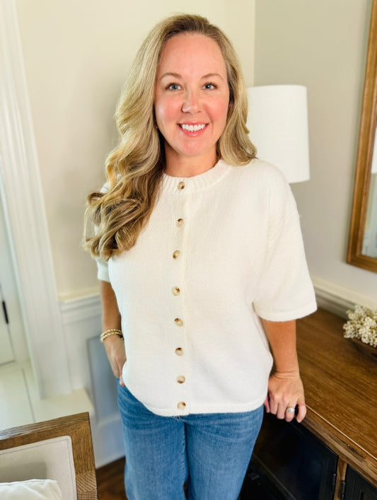 The Baylor Button Up Sweater