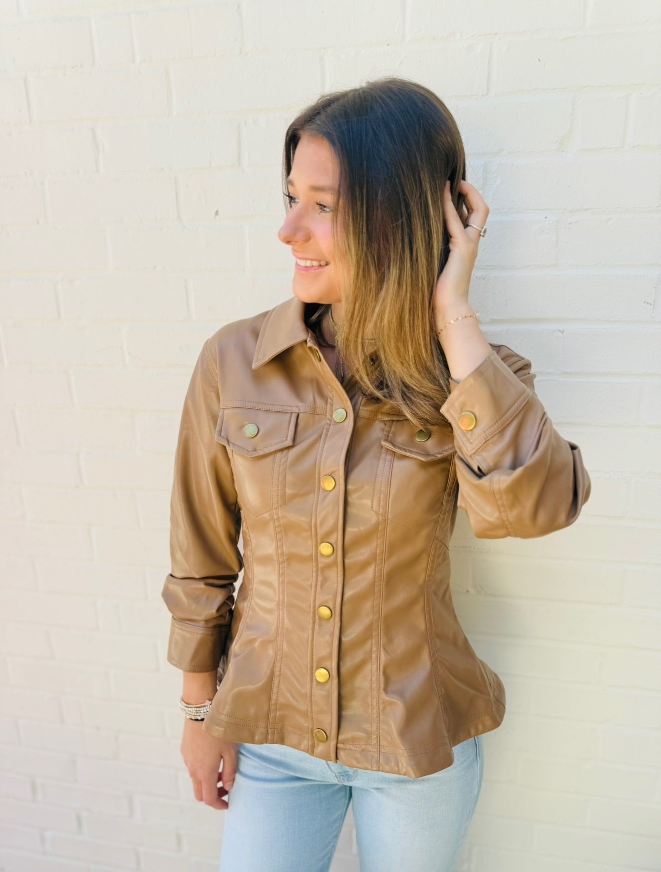 The Lobbie Leather Shirt