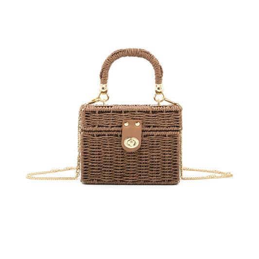 The Lagos Clutch/ Brown