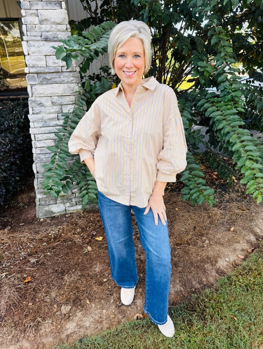 The Preston Poplin Top