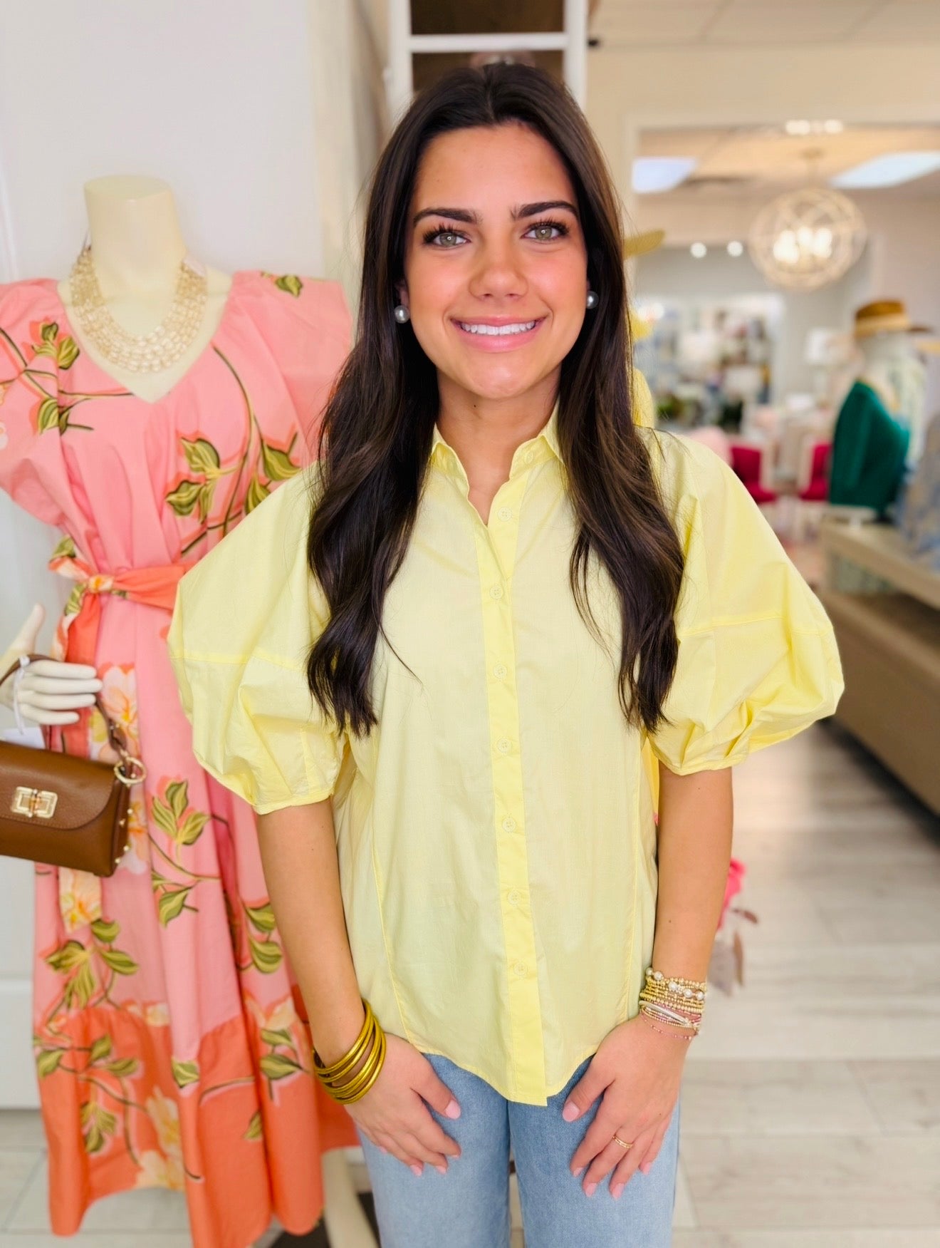 The Brynn Balloon Blouse / FINAL SALE