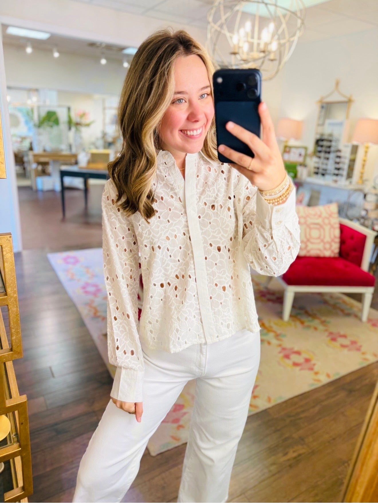 The Ela Rae Embroidery Top