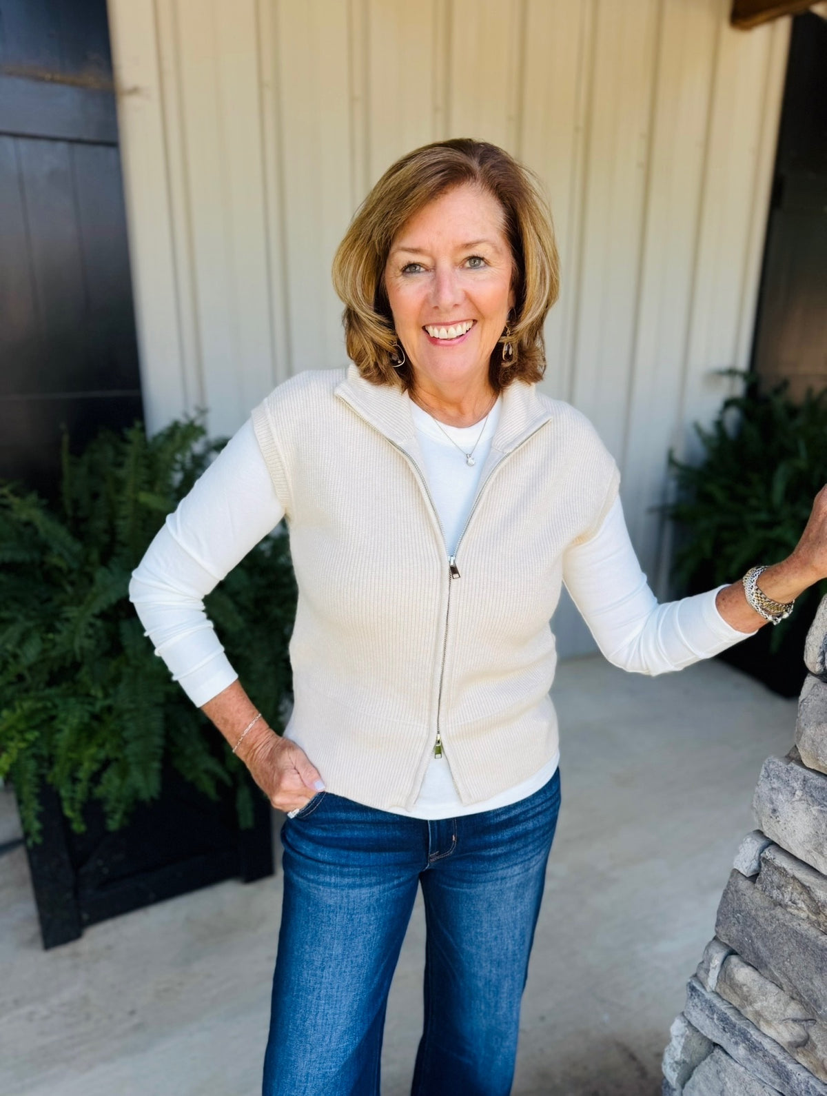 The Zane Zip Sweater
