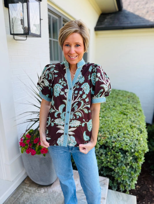 The Franleigh Floral Top