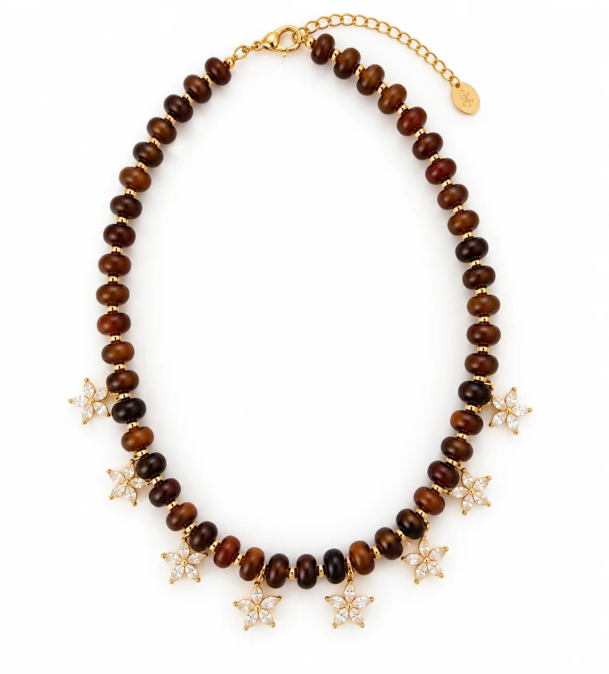 Smith & Co/ Beaded Bloom Necklace
