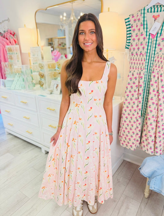 The Flounce Floral Dress