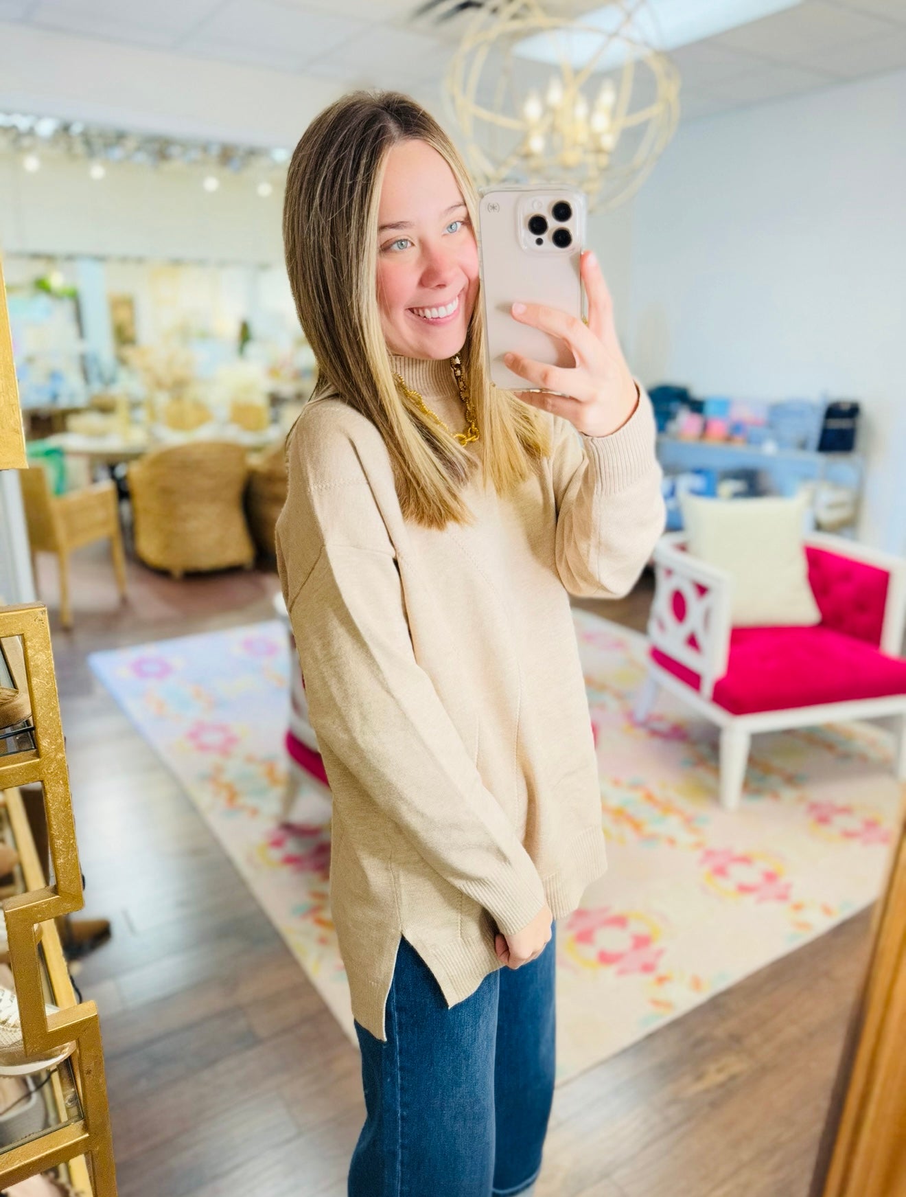 The Deena Drop Shoulder Sweater