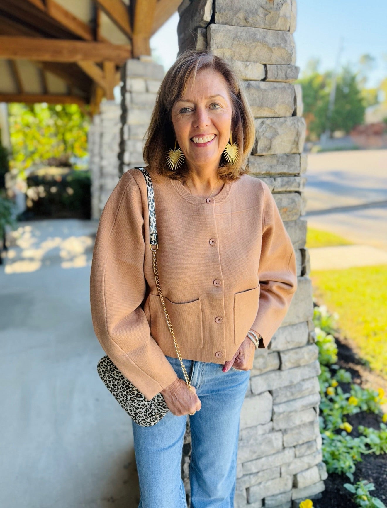 The Collie Cropped Cardigan