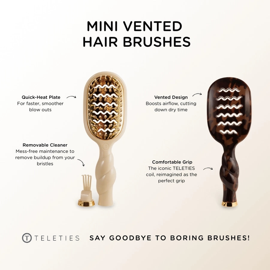 TELETIES/ Mini Vented Brush