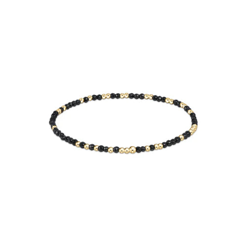 ENewton/ Hope Unwritten Faceted Hematite 2mm Bead Bracelet