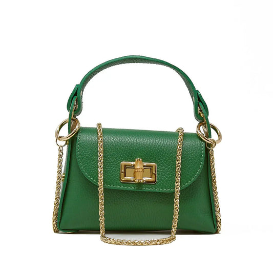 The Bollie Bamboo Bag/ Kelly Green