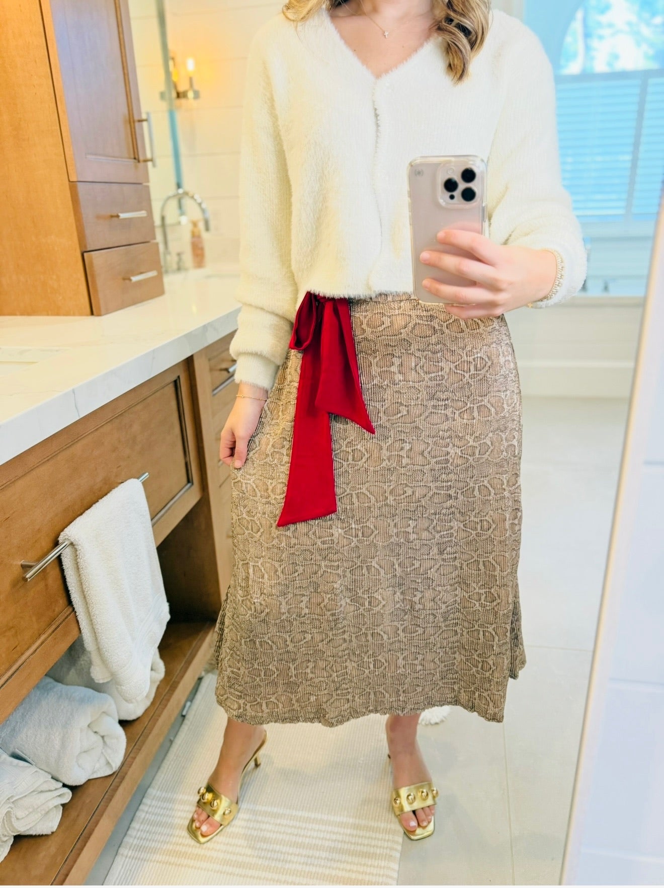 The Arie Animal Skirt/ FINAL SALE