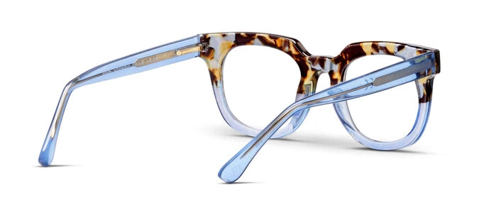 Peepers/ Showbiz Eyeglasses/ Blue Quartz + Blue