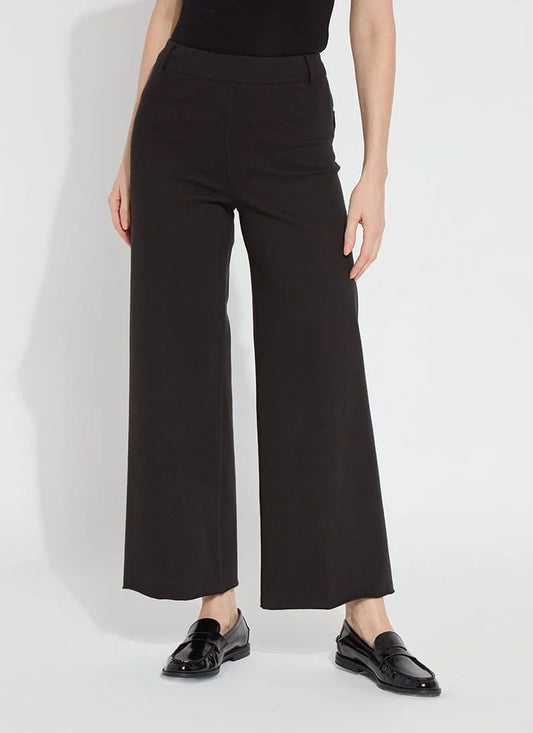 Lyssé/ The Erin Hi Waist Wide Leg Denim/ Black