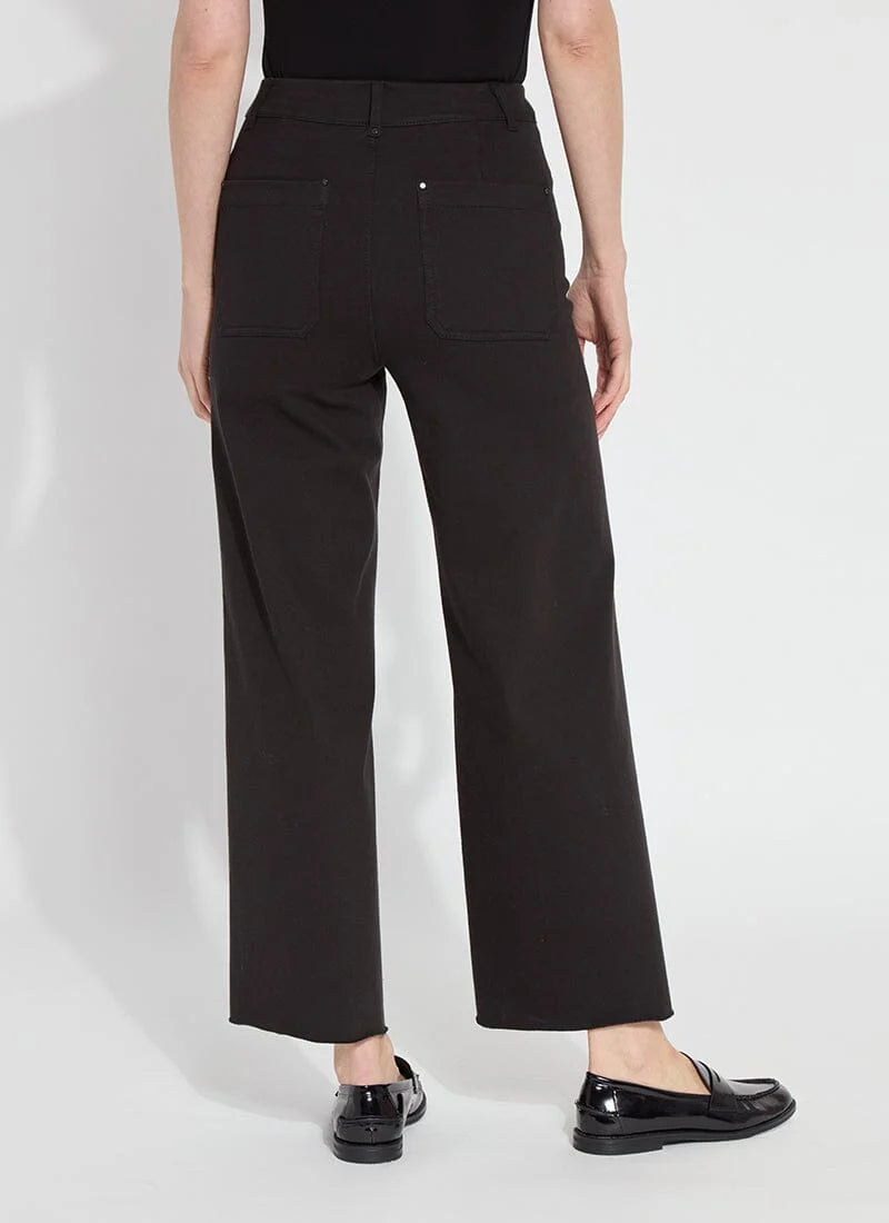Lyssé/ The Erin Hi Waist Wide Leg Denim/ Black