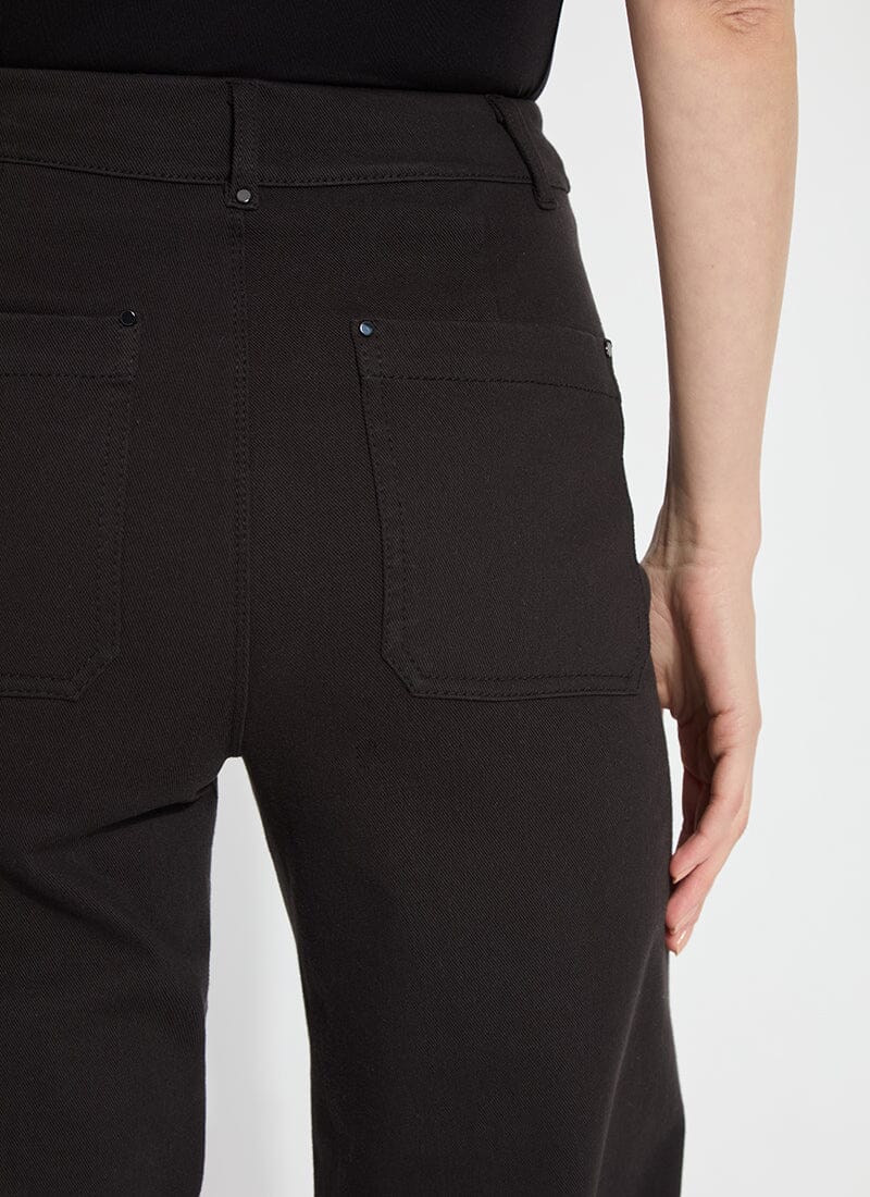 Lyssé/ The Erin Hi Waist Wide Leg Denim/ Black