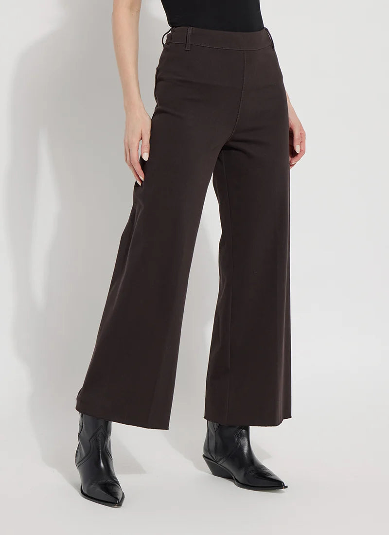 Lyssé/ The Erin Hi Waist Wide Leg Denim/ Double Espresso